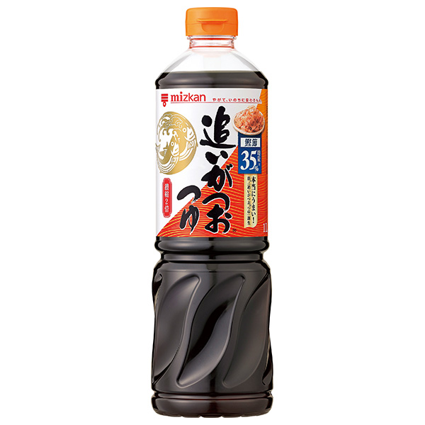 ミツカン 追いがつおつゆ2倍 1Lペットボトル×12本入|調味料 だし つゆ かつおだし 出汁
