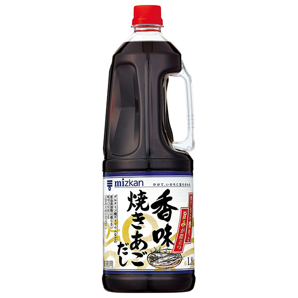 ミツカン 香味焼きあごだし 1.8Lペットボトル×6本入|一般食品 調味料 つゆ PET 希釈用 料理だし 業務用