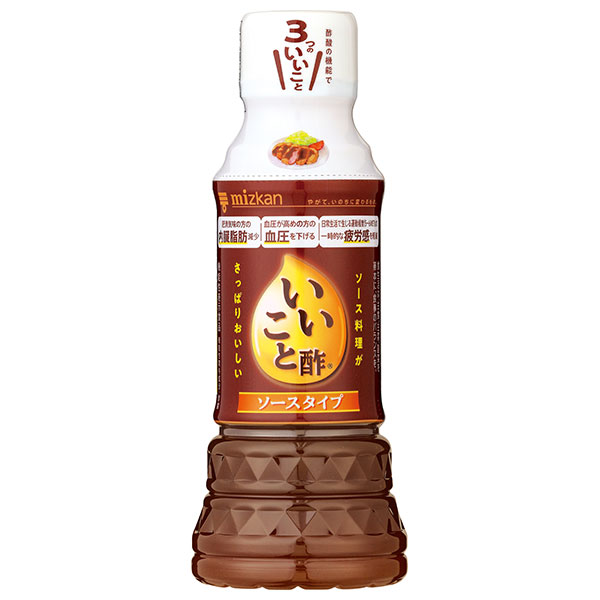 ミツカン いいこと酢 ソースタイプ 240mlペットボトル×12本入|調味料 酢 調味酢