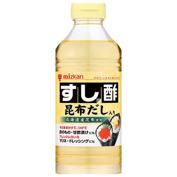 ミツカン すし酢 昆布だし入り 500mlペットボトル×12本入|穀物酢 調味料 酢 調味液 業務用 寿司酢
