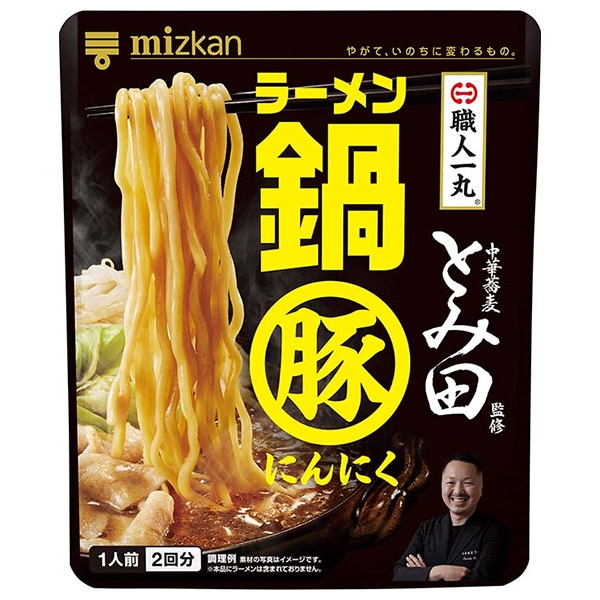 ミツカン 中華蕎麦とみ田監修 ラーメン鍋豚にんにく (36g×2袋)×12袋入|調味料 鍋つゆ 素 鍋スープ