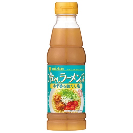 ミツカン 冷やしラーメンのつゆ ゆず香る鶏だし塩 360ml×12本入|一般食品 調味料 つゆ ラーメン ゆず 鶏だし