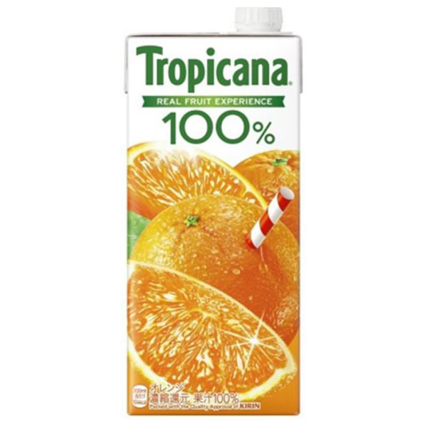 キリン トロピカーナ 100% オレンジ 1000ml紙パック×6本入|果実飲料 果汁100% オレンジ 紙パック