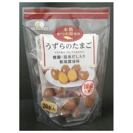 カネセイ食品 うずらのたまご 個包装 20個×4袋入|卵 タマゴ うずらのたまご 個包装
