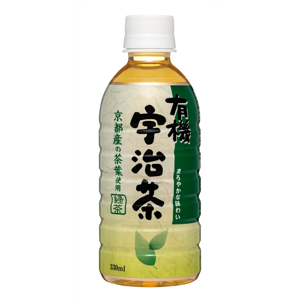 盛田(ハイピース) 有機宇治茶 330mlペットボトル×24本入|緑茶 京都産茶葉