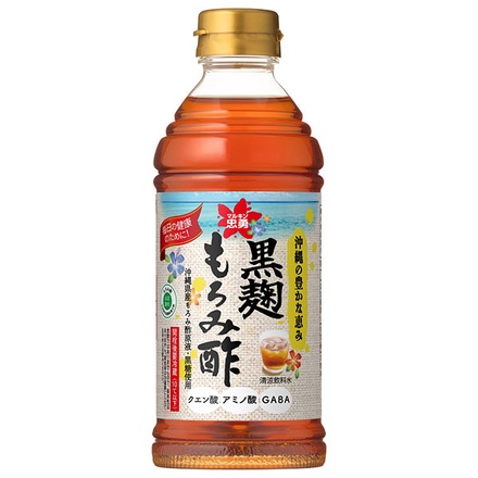 盛田(ハイピース) マルキン忠勇 黒麹もろみ酢 プレーン 500mlペットボトル×6本入×(2ケース)|調味料 酢 酢飲料 クエン酸 アミノ酸