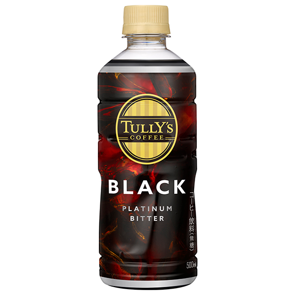 伊藤園 タリーズコーヒー プラチナブラック 500mlペットボトル×24本入|TULLYS COFFEE コーヒー 珈琲 無糖 ブラック