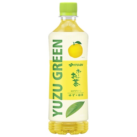 伊藤園 お~いお茶 YUZU GREEN 600mlペットボトル×24本入|緑茶 ゆず 柑橘系 飲料 フレーバーティー ノンカフェイン ボトル green-tea yuzu 国産