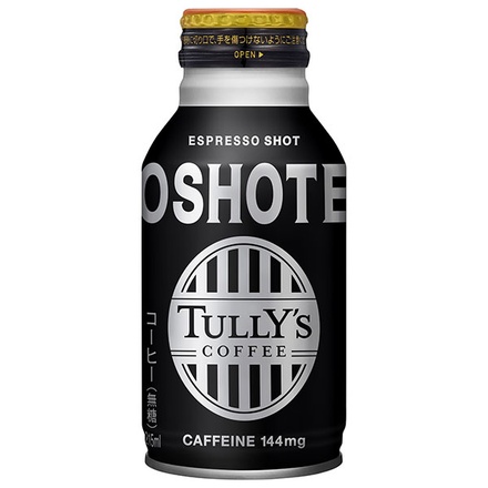 伊藤園 TULLY’S COFFEE(タリーズコーヒー) エスプレッソショット 215mlボトル缶×24本入|無糖 珈琲 コーヒー ボトル缶 タリーズ 缶 エスプレッソ