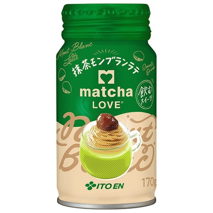 伊藤園 matcha LOVE 抹茶 モンブランラテ 170gボトル缶×30本入|ラテ 抹茶 まっちゃ らぶ モンブラン 栗 ラテ 缶 清涼飲料水 ドリンク