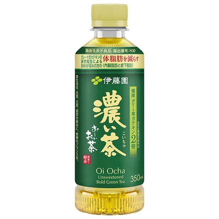 伊藤園 お~いお茶 濃い茶 350mlペットボトル×24本入|機能性表示食品 茶飲料 緑茶 お茶 おーいお茶 ペットボトル 体脂肪 カテキン