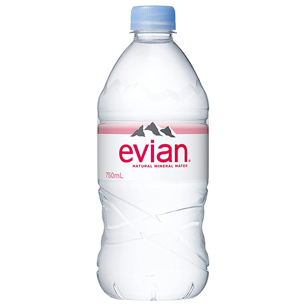 evian (エビアン) 750mlペットボトル×12本入|ミネラルウォーター 海外名水 ペットボトル 飲料水 750ml 保存用 水