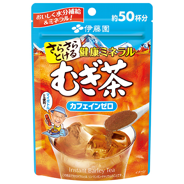 伊藤園 さらさらとける 健康ミネラルむぎ茶 40g×6袋入|麦茶 伊藤園 むぎ茶 カフェインレス 粉末 お茶