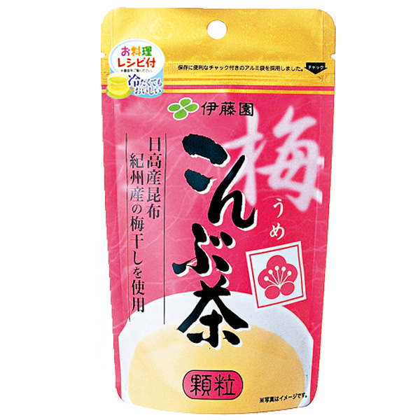 伊藤園 梅こんぶ茶 55g×6袋入|梅昆布茶 昆布茶 こんぶ茶 お茶 インスタント 昆布 顆粒