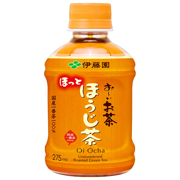 伊藤園 【HOT用】お~いお茶 ほうじ茶 275mlペットボトル×24本入×(3ケース)|茶飲料 ほうじ茶 ホット お茶 電子レンジ対応