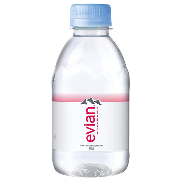 evian (エビアン) 220mlペットボトル×24本入×(2ケース)|ミネラルウォーター 水 天然水