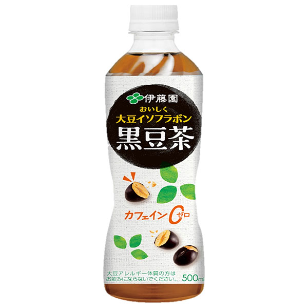 伊藤園 おいしく大豆イソフラボン 黒豆茶 500mlペットボトル×24本入|お茶 黒豆茶 黒豆 カフェインゼロ 伊藤園 体験 500ml 24本 ペットボトル ケース イソフラボン
