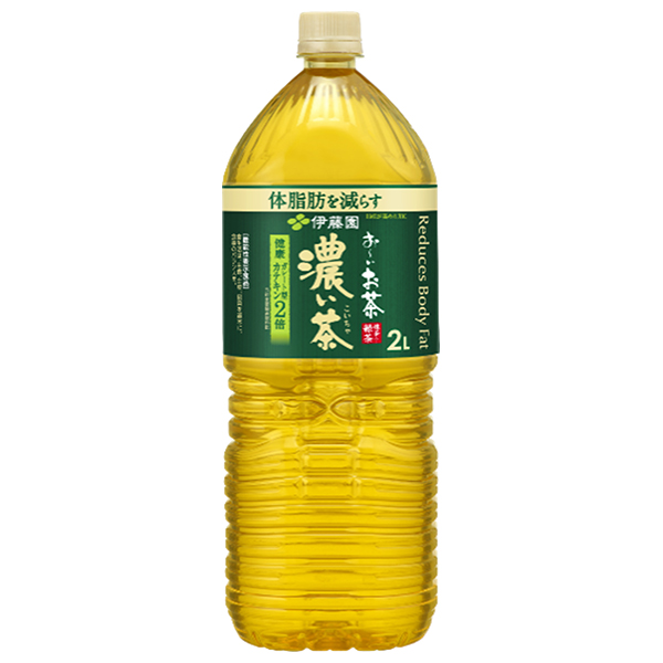 伊藤園 お~いお茶 濃い茶 2Lペットボトル×6本入|茶飲料 緑茶 2000ml おーいお茶