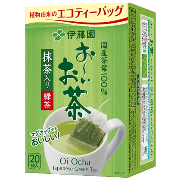 伊藤園 お~いお茶 エコティーバッグ緑茶 20袋入×10個入|緑茶 ティーバッグ エコ