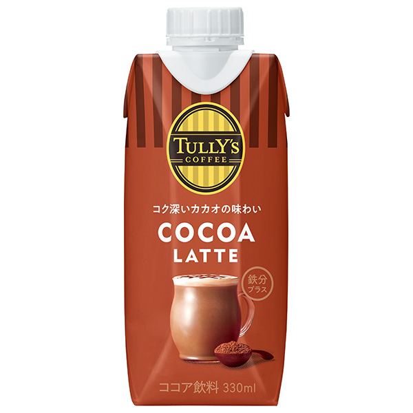 伊藤園 タリーズ ココアラテ 330ml紙パック×12本入|TULLYS COFFEE ココア