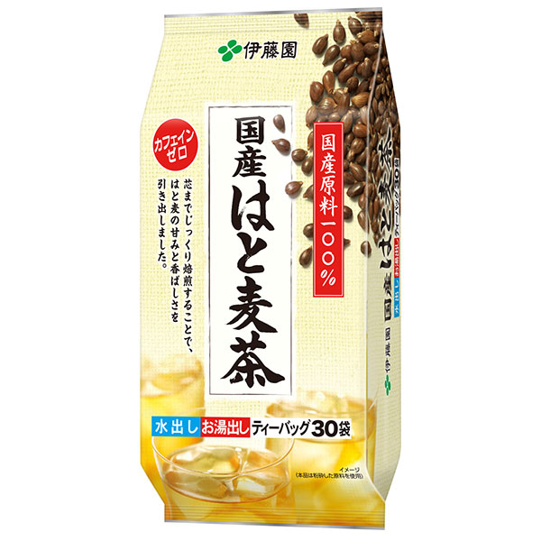 伊藤園 国産はと麦茶 ティーバッグ (4g×30袋)×10袋入|インスタント はと麦茶 はとむぎ