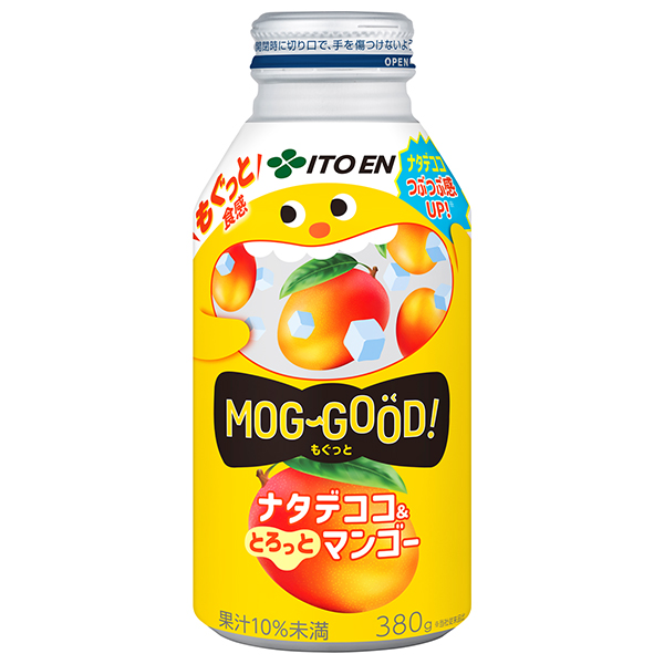 伊藤園 もぐっと ナタデココ&とろっとマンゴー 380gボトル缶×24本入|ナタデココ マンゴー 果汁 フルーツ 果物