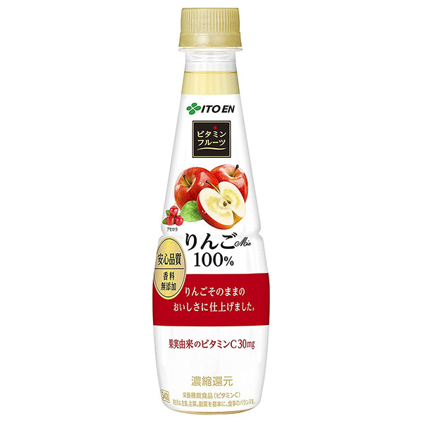 伊藤園 ビタミンフルーツ りんごMix 100% 340gペットボトル×24本入|りんご リンゴ りんごジュース 100%ジュース