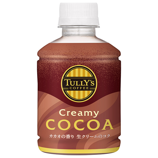 伊藤園 タリーズ クリーミーココア 260mlペットボトル×24本入|TULLYS COFFEE ココア