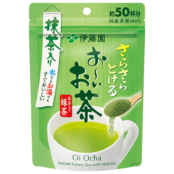 伊藤園 さらさらとける お~いお茶 抹茶入り緑茶 40g×6袋入|抹茶 粉末 インスタント 嗜好品