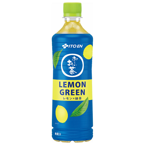 伊藤園 お~いお茶 LEMON GREEN 600mlペットボトル×24本入|緑茶 お茶 れもん レモン