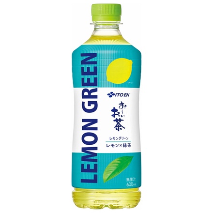 伊藤園 お~いお茶 LEMON GREEN 600mlペットボトル×24本入×(2ケース)|緑茶 お茶 れもん レモン