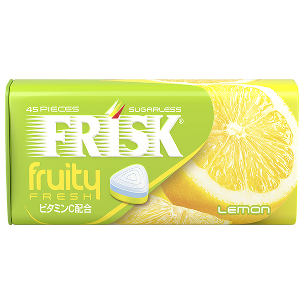 クラシエフーズ FRISK(フリスク) フルーティーフレッシュ レモン 31.5g×9個入|お菓子 タブレット 缶
