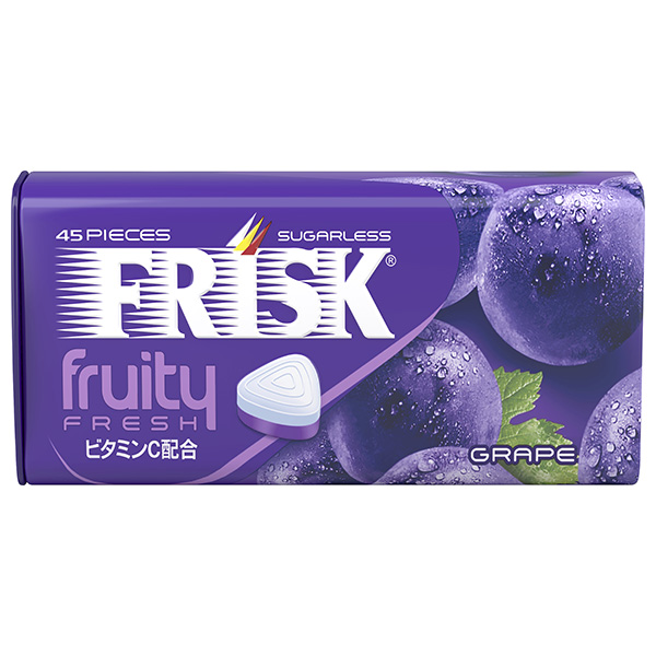 クラシエフーズ FRISK(フリスク)フルーティーフレッシュ グレープ 31.5g×9個入|お菓子 タブレット 缶