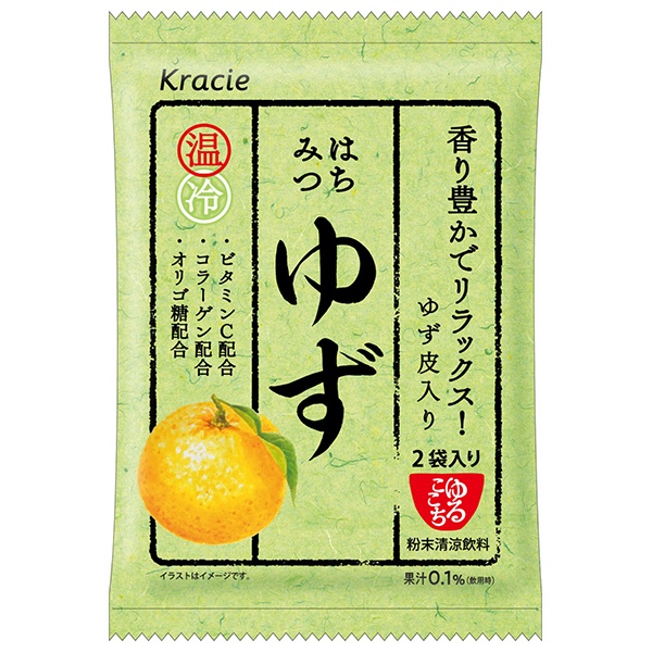 クラシエフーズ ゆるここち はちみつゆず 29.4g(14.7gx2袋)×5袋入|嗜好品 粉末飲料 果汁 インスタント 袋