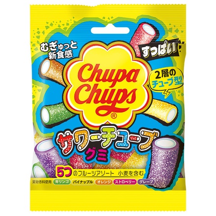 クラシエフーズ チュッパチャプス サワーチューブグミ 55g×10袋入|お菓子 グミ サワー味 フレーバー