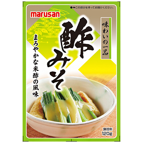 マルサンアイ 酢みそ 120g×40本入×(2ケース)|酢味噌 酢みそ 調味料 味噌 みそ