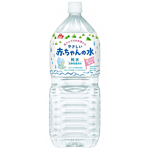 森永乳業 森永やさしい赤ちゃんの水 2000mlペットボトル×6本入|水 2l ミネラルウォーター 2l 赤ちゃん 純水 ベビー 殺菌
