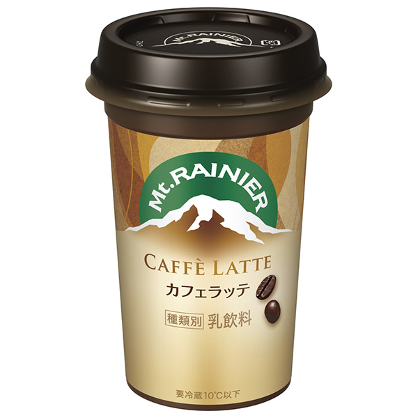 森永乳業 マウントレーニア カフェラッテ 240ml×10本入 チルド 冷蔵品|コーヒー 珈琲 カフェラテ チルド商品