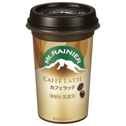 森永乳業 マウントレーニア カフェラッテ 240ml×10本入×(2ケース) チルド 冷蔵品|コーヒー 珈琲 カフェラテ チルド商品