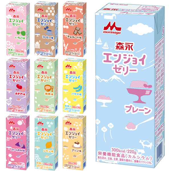 クリニコ エンジョイゼリー お楽しみセット 220g×30(10種×3)本入×(2ケース) チルド 冷蔵品|ゼリー プレーン いちご コーヒー