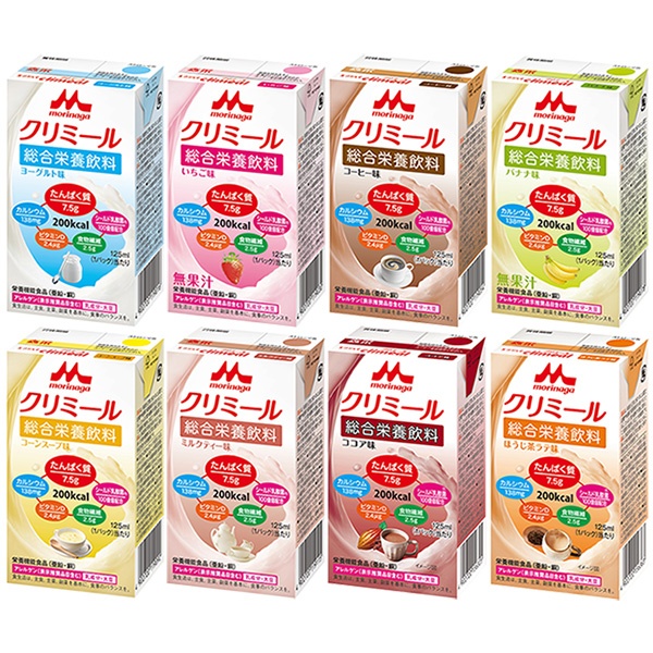 森永乳業 エンジョイクリミール いろいろセット 125ml紙パック×24本入|流動食 栄養機能食品 乳性 紙パック