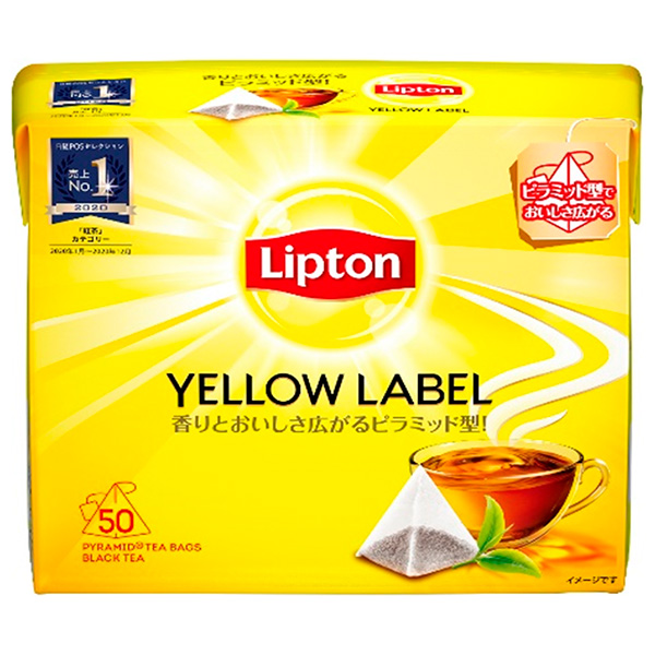 リプトン イエローラベル ティーバッグ 2g×50袋×6箱入|嗜好品 紅茶 インスタント ティーバッグ 箱 Lipton