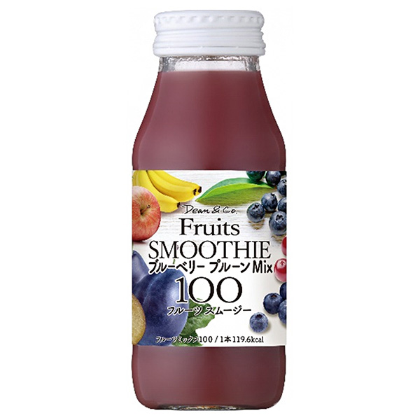マルカイ Dean&Co.(ディーンアンドコー) ブルーベリープルーンMix100 180ml瓶×20本入|ブルーベリー プルーン フルーツ 果汁100%
