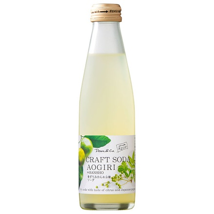 マルカイコーポレーション Dean&Co.(ディーンアンドコー) 青ぎりみかん&山椒ソーダ 195ml瓶×24本入|炭酸飲料 果汁 オレンジ ビン