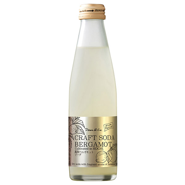 マルカイ Dean&Co.(ディーンアンドコー) 高知ベルガモットソーダ 195ml瓶×24本入|炭酸飲料 ベルガモット 柑橘 ソーダ サイダー 高知県