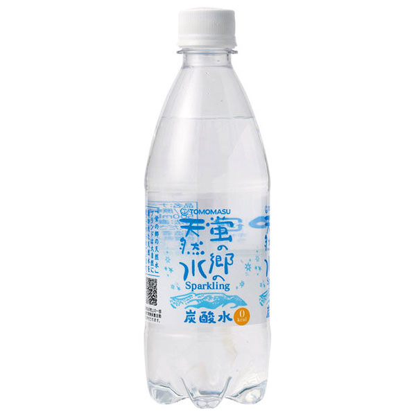友桝飲料 蛍の郷の天然水スパークリング 500mlペットボトル×24本入|ソーダ 炭酸 ペットボトル 割り材
