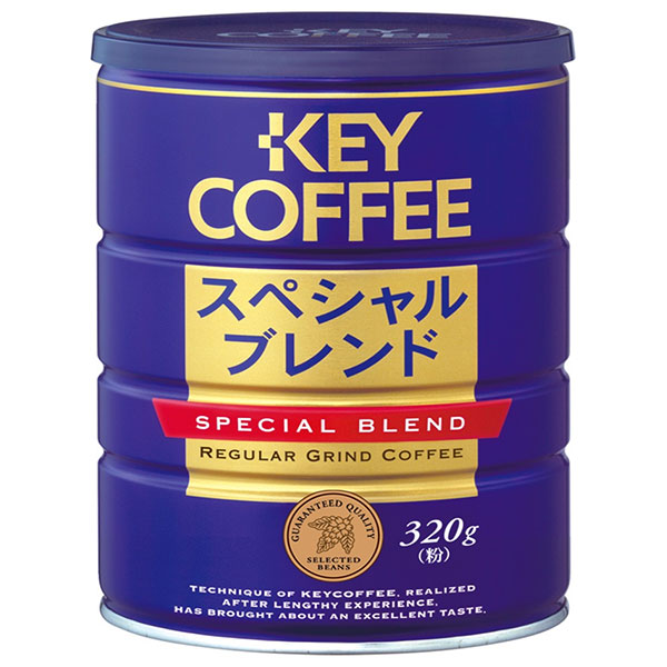 キーコーヒー スペシャルブレンド(粉) 320g缶×6個入|レギュラーコーヒー 珈琲 ブレンドコーヒー 缶