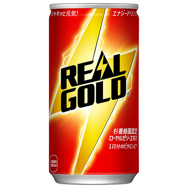 コカコーラ リアルゴールド 190ml缶×30本入 メーカー直送|全国エナジードリンク 栄養 栄養ドリンク ローヤルゼリー