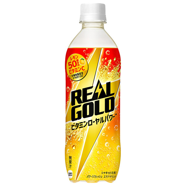 コカコーラ リアルゴールド ビタミンローヤルパワー 490mlペットボトル×24本入×(2ケース) メーカー直送|全国エナジードリンク 栄養 栄養ドリンク ローヤルゼリー