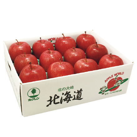 JAよいちのりんご ふじ3kg（8～12玉）（発送期間：12月4日（金）頃より順次）